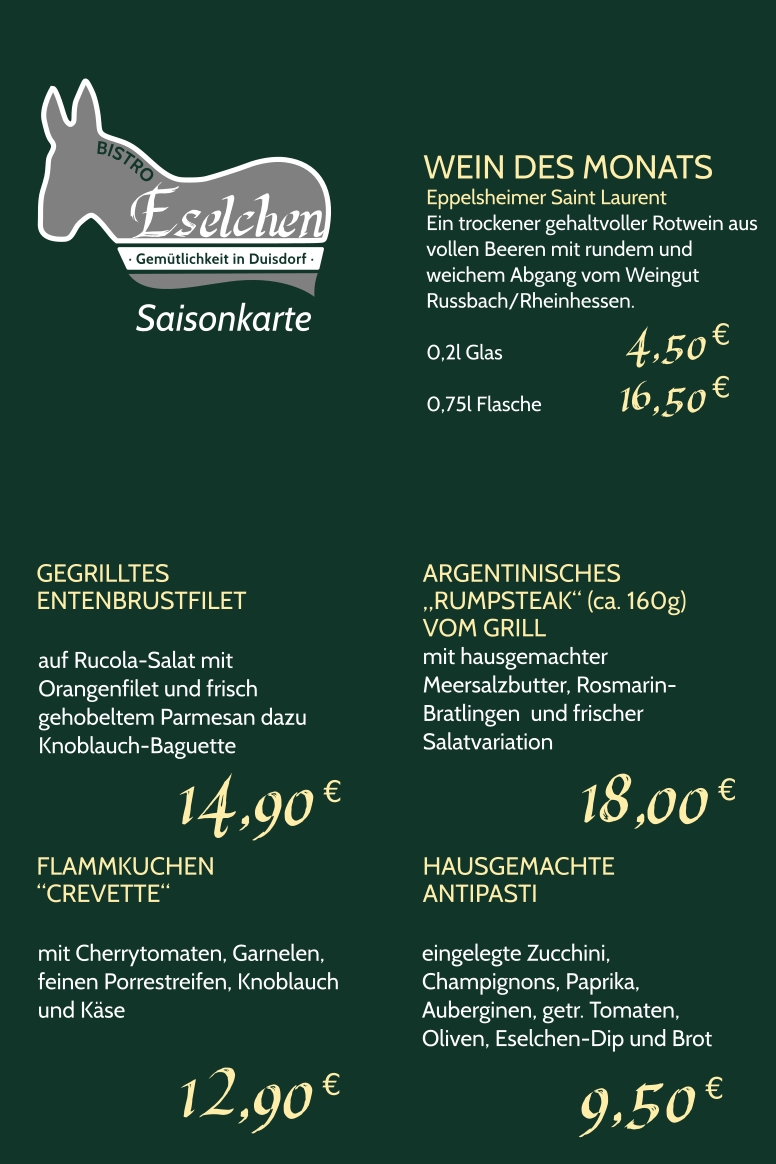 Saisonkarte Frühjahr 2019